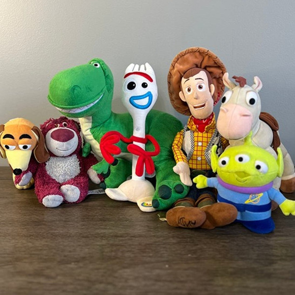 Disney Pixar Toy Story Character Plush Set - Picture 1 of 9